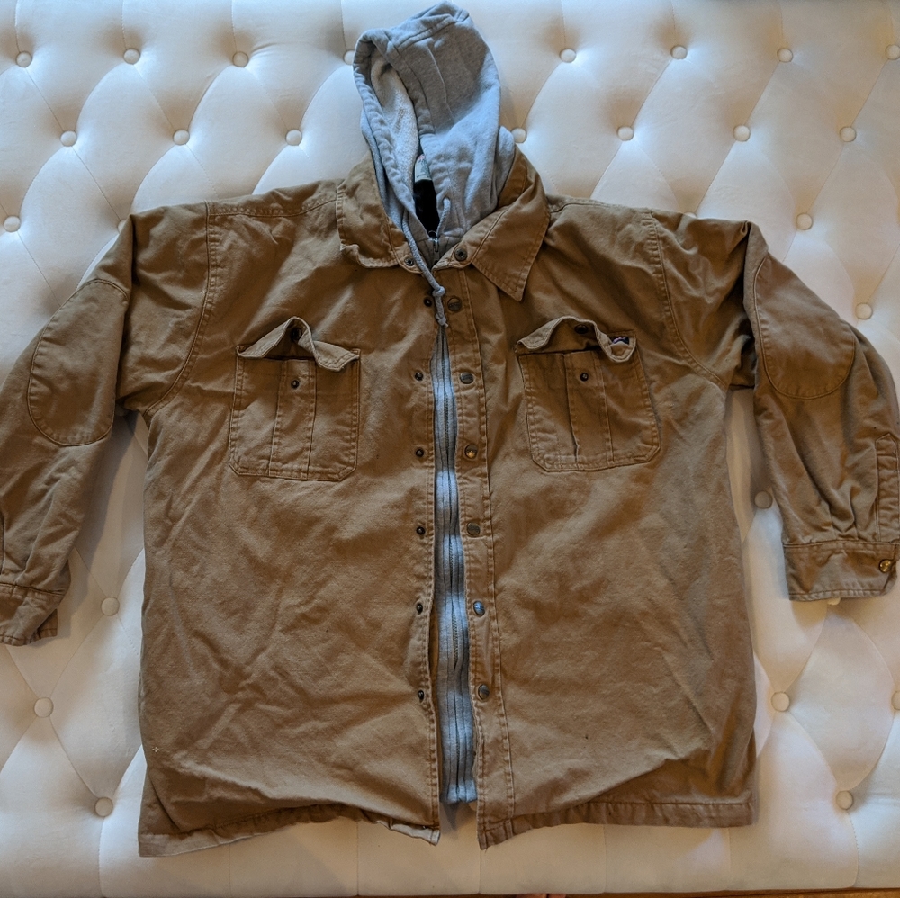 Men's 2XL Dickies hooded insulated Zip up jacket